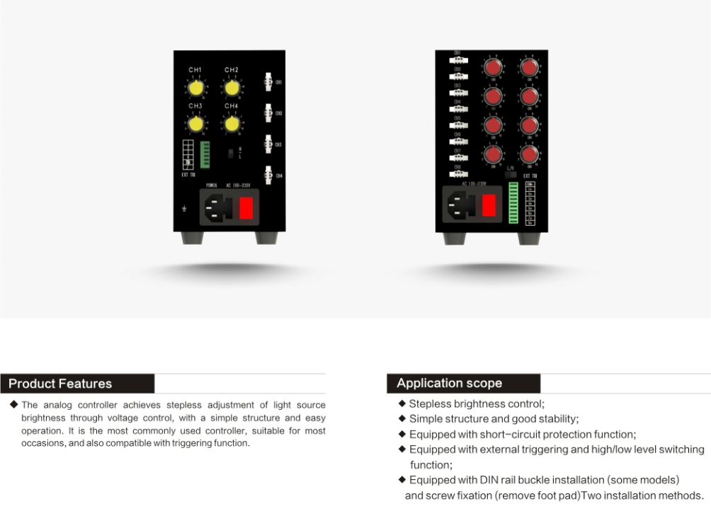 applications case of Machine Vision Analog LED Light Controller