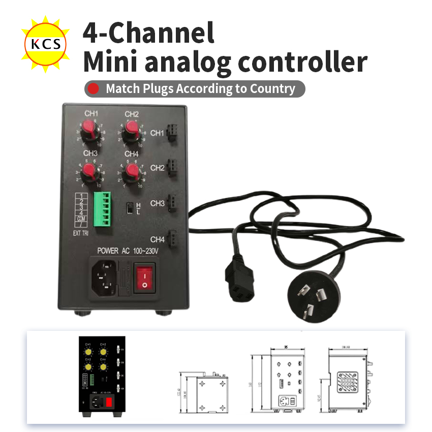 Specialized Analog Controller for Machine Vision Inspection of Light Sources